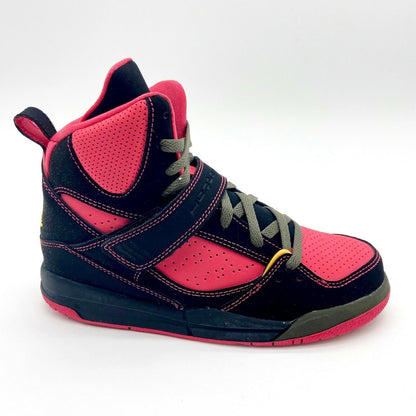 Jordan Flight 45 High PS Black Laser Orange Kids Sneakers 524863 026