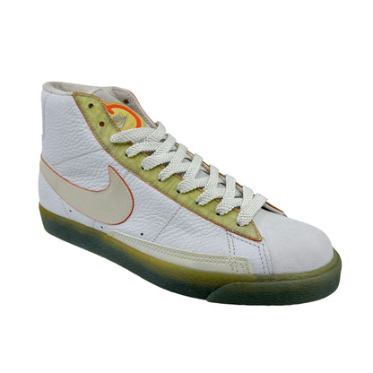 Nike Blazer Hi Premium White Crimson Red Silver Mens Athletic Sneaker
