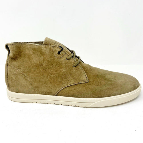 Clae Strayhorn Unlined Butterscotch Suede Mens Size 7 Mid Casual Sneakers