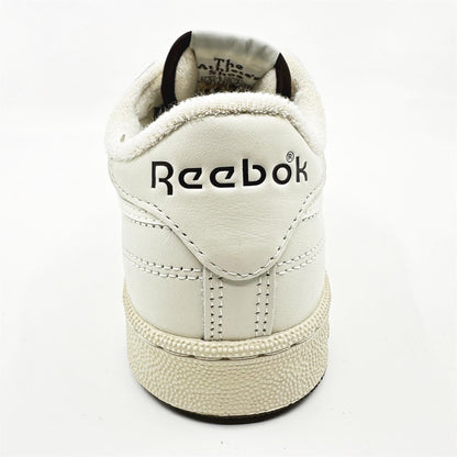 Reebok Club C 85 Vintage Chalk Black Mens Athletic Sneaker
