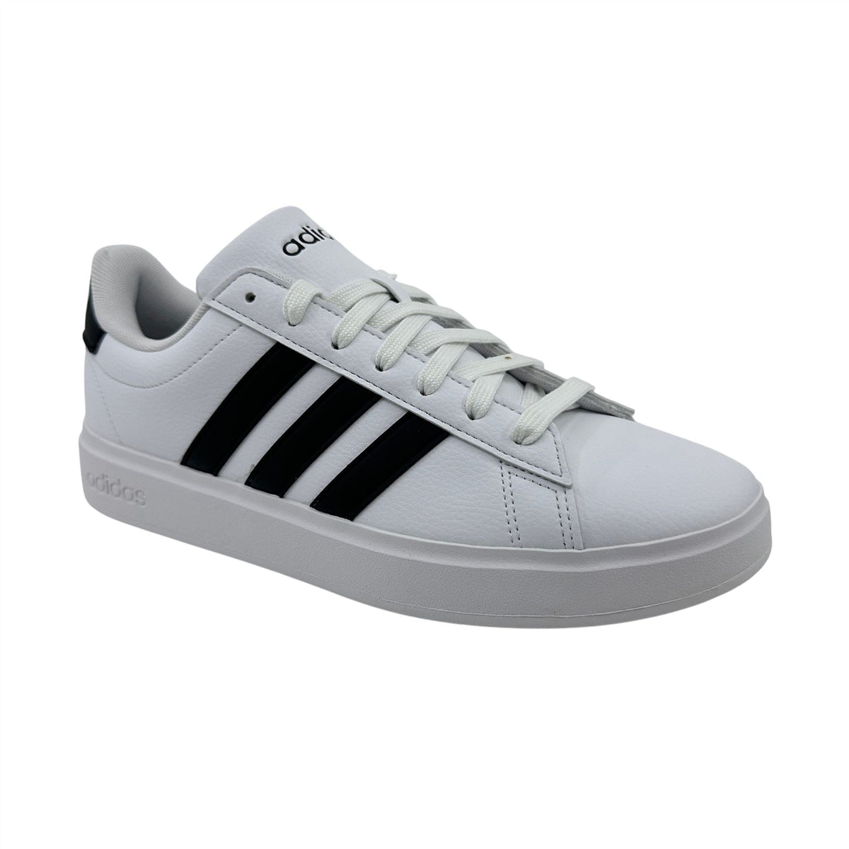 Adidas Grand Court 2.0 Cloud White Black Womens Athletic Sneaker