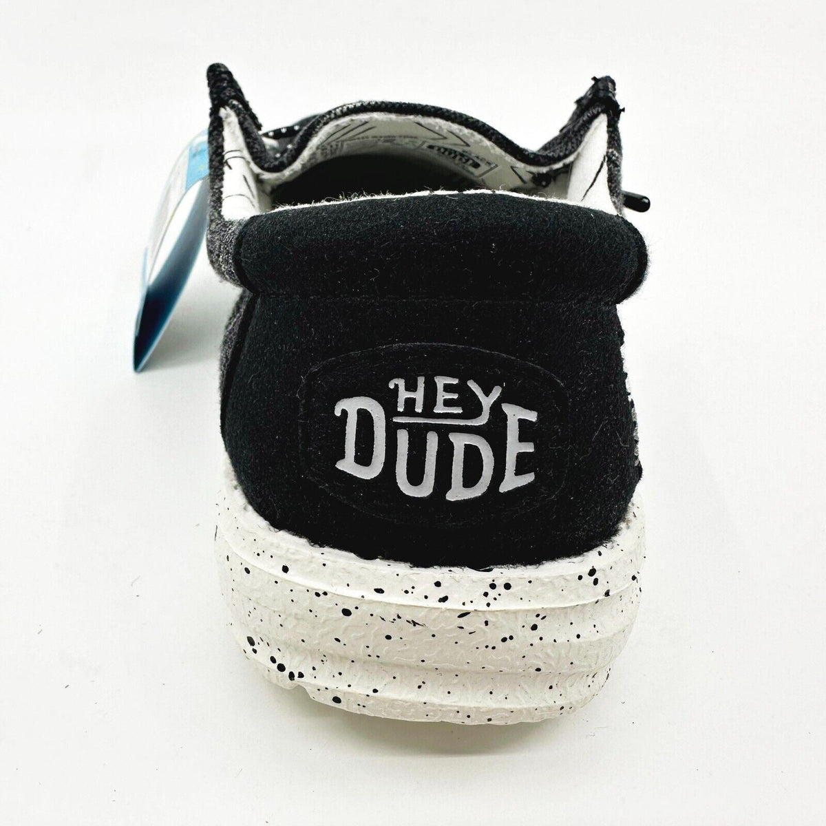 Hey Dude Wally Toddler Stretch Black Kids Youth Casual Shoes