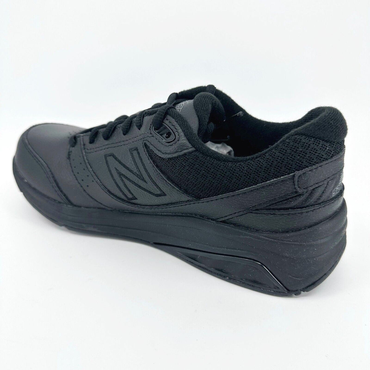 New Balance 928v3 Black Leather Womens Size 7 AA Sneakers WW928BK3