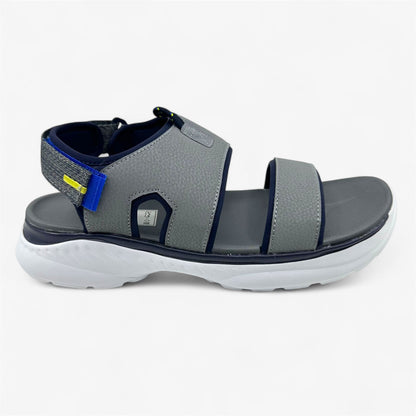 Avia Avi Atlantic Silver Filigree Graphite Lime Punch Mens Sandal Slip-On