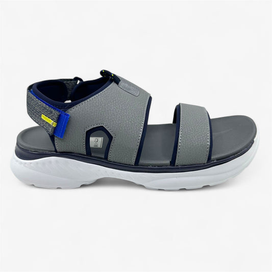 Avia Avi Atlantic Silver Filigree Graphite Lime Punch Mens Sandal Slip-On