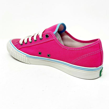 PF Flyers Center Lo Riess Raspberry Pink White Mens Retro Shoe Sneakers PM11CL2C