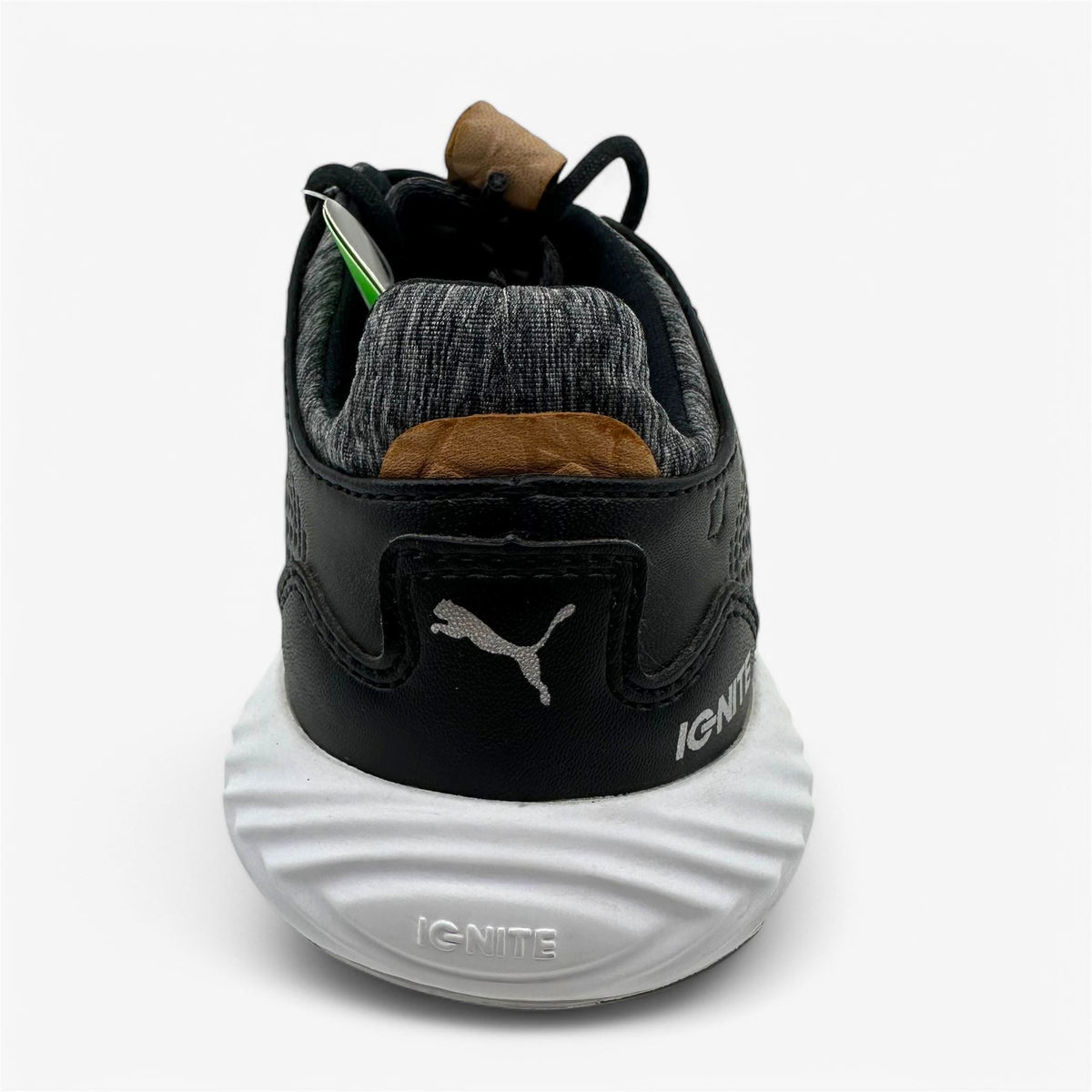 PUMA Ignite Pwradapt Black Kids Size 2 Waterproof Golf Shoes
