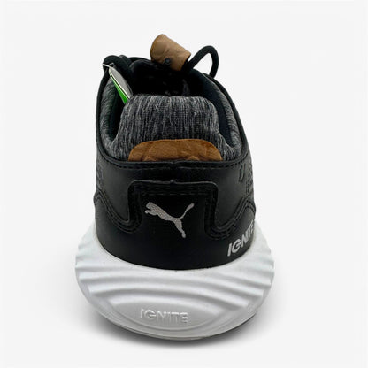 PUMA Ignite Pwradapt Black Kids Size 2 Waterproof Golf Shoes