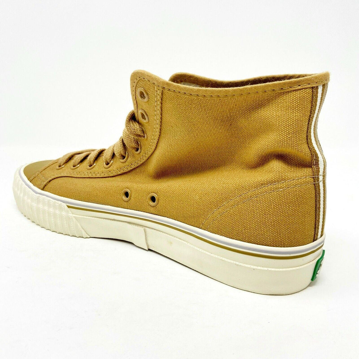 PF Flyer Center Hi Reiss Brown White Womens Retro Casual Shoes PM12OH1G