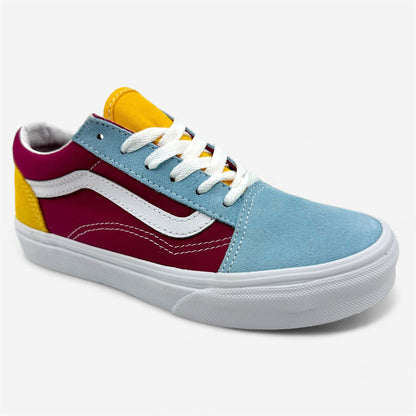 VANS Old Skool (Retro Rainbow) Multi Color Kids Size 3 Athletic Sneaker