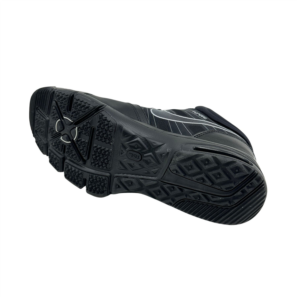 Nike Trainer 1.2 Mid Black Metallic Silver Mens Athletic Sneaker