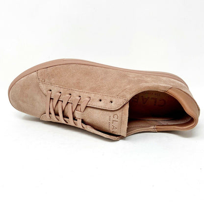 Clae Bradley Dark Pink Suede Mens Premium  Casual Sneakers