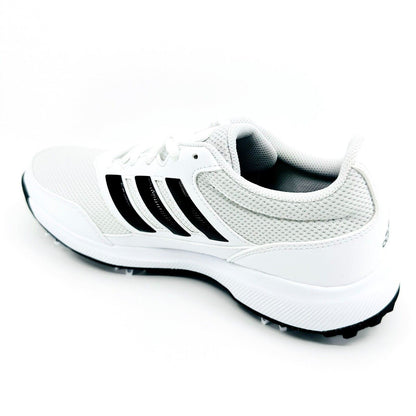 Adidas Tech Response 2.0 White Black Mens Spike Golf Shoes EE9121