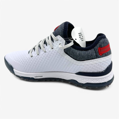PUMA Proadapt Alphacat White Navy High Risk Red Mens Waterproof Golf Shoes