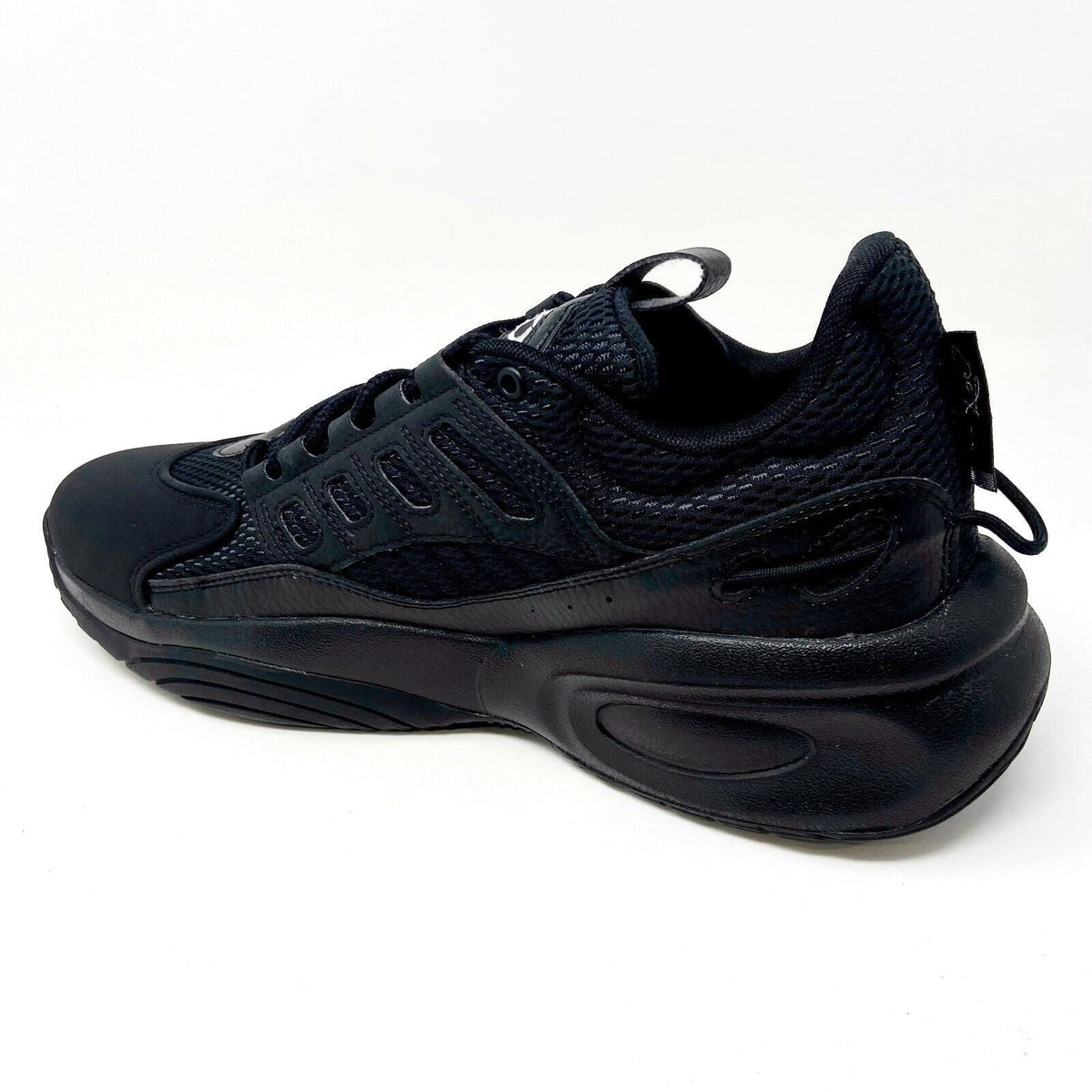 Reebok Solution Mid Black Silver Allen Iverson Mens Basketball Shoes Sneakers