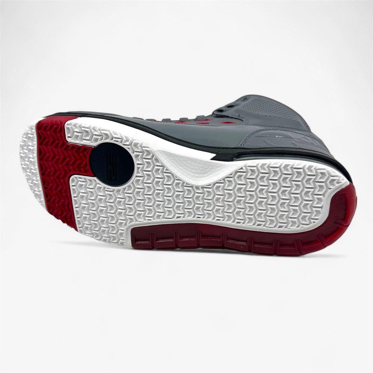 Jordan Ol' School Cool Grey Gym Red Black White Mens Athletic Sneaker
