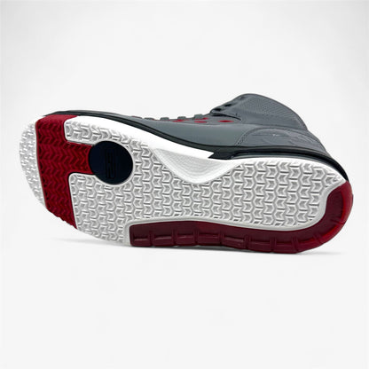 Jordan Ol' School Cool Grey Gym Red Black White Mens Athletic Sneaker
