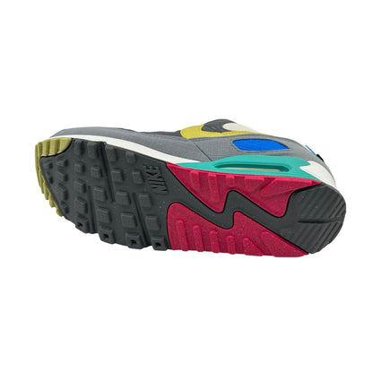 Nike Air Max 90 SE Phantom Celery Iron Grey Mens Athletic Sneaker