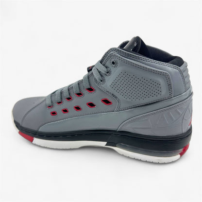 Jordan Ol' School Cool Grey Gym Red Black White Mens Athletic Sneaker
