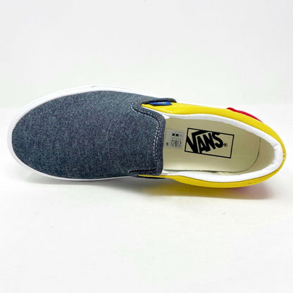 Vans Classic Slip On (Vans Coastal) Black True White Womens Casual Shoes