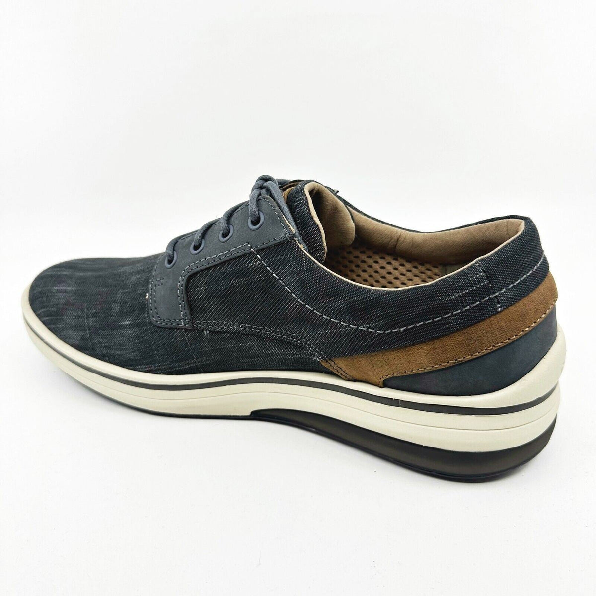 Mark Nason Casual Cell Wrap Manteo Gray Mens Size 8.5 Oxford Sneakers