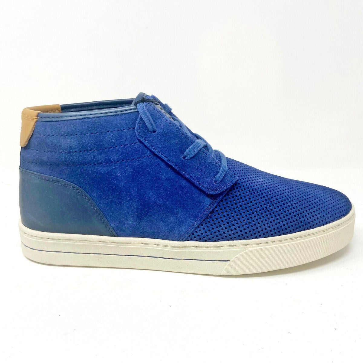 Clae McQueen Midnight Perf Suede Mens Mid Casual Sneakers