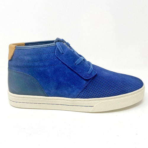 Clae McQueen Midnight Perf Suede Mens Mid Casual Sneakers