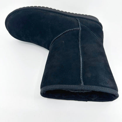 Koolaburra by UGG Koola Short Black Womens Faux Fur Suede Shearling Boots