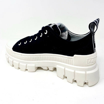 Palladium Revolt LO TX Black White Womens Platform Boots 97243 016