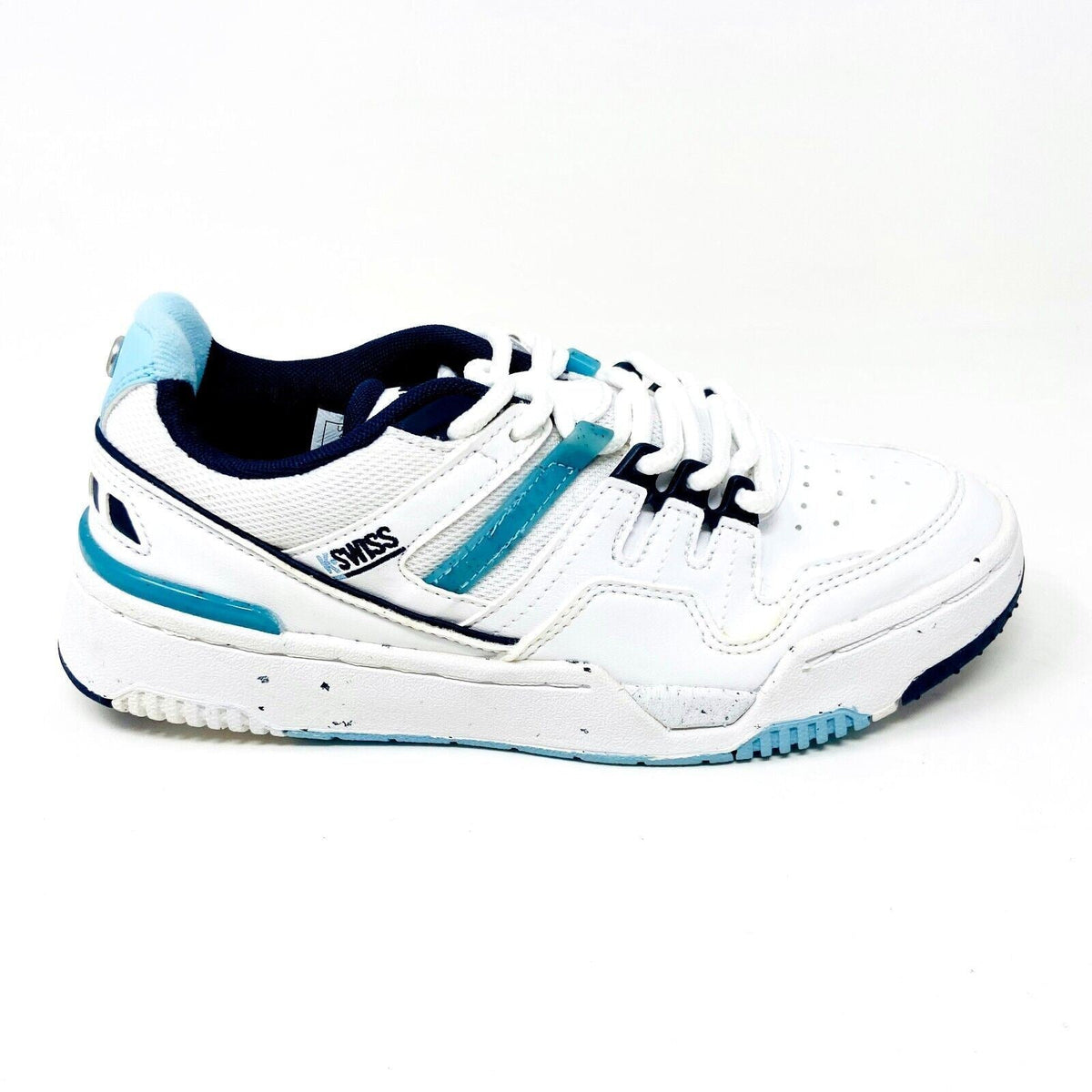 K-Swiss Match Rival CC White Sky Blue Womens Size 6 Sneakers 97279 167