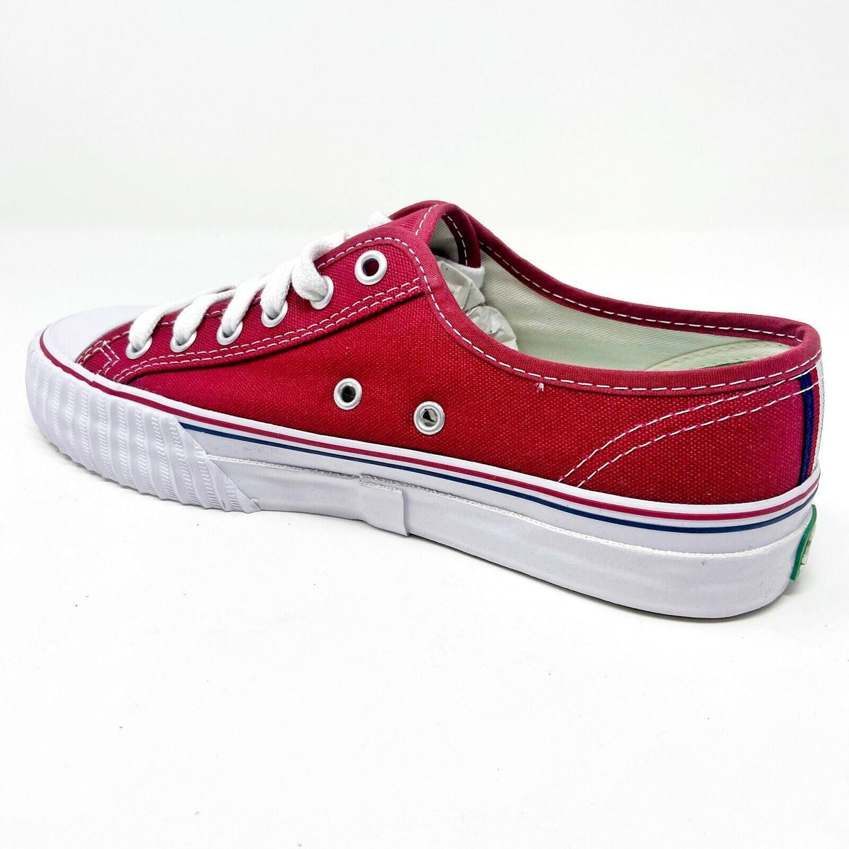 PF Flyers Center Lo Red White Mens Retro Casual Shoes Sneakers MC1002RD