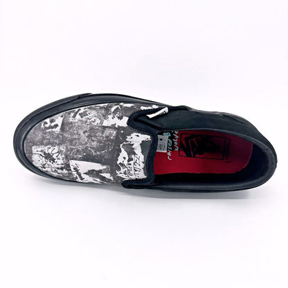 Vans Vault OG Classic Slip On (Jim Goldberg) Black Wall Mens Sneakers