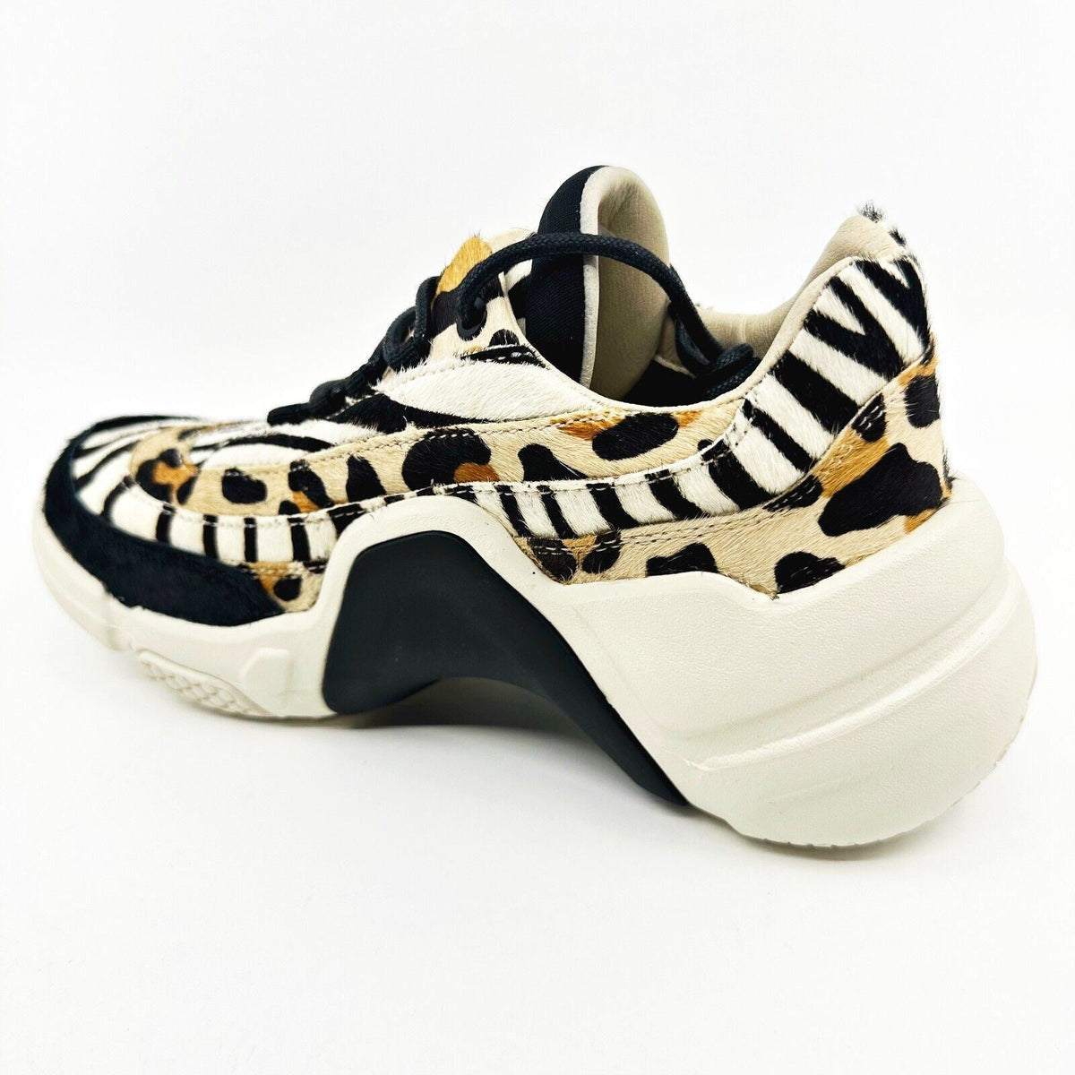 Mark Nason Neo Block Mix Up Black Womens Size 5.5 Athletic Sneakers