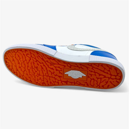 Jordan Air Jordan Retro V.1 White Italy University Blue Mens Athletic Sneaker