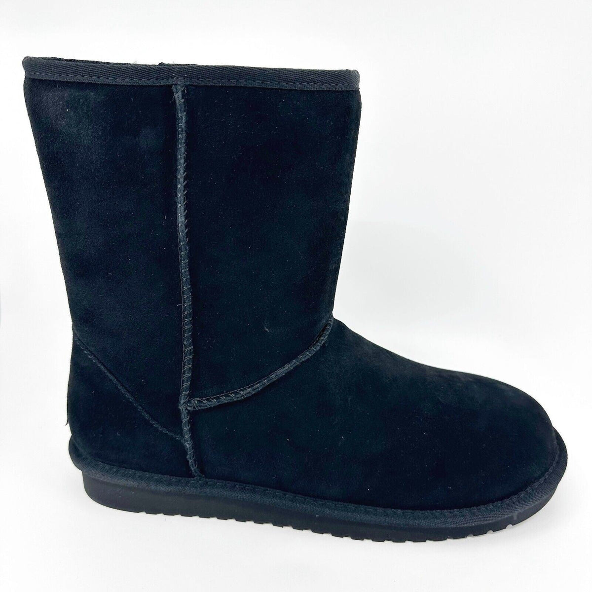 Koolaburra by UGG Koola Short Black Womens Faux Fur Suede Shearling Boots