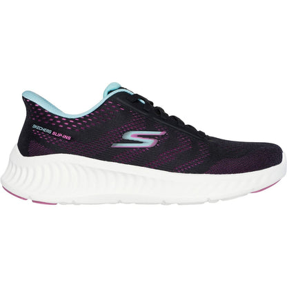 Women's Wide Fit Skechers 125643 Slip-ins Go Walk Now Khloe Trainers