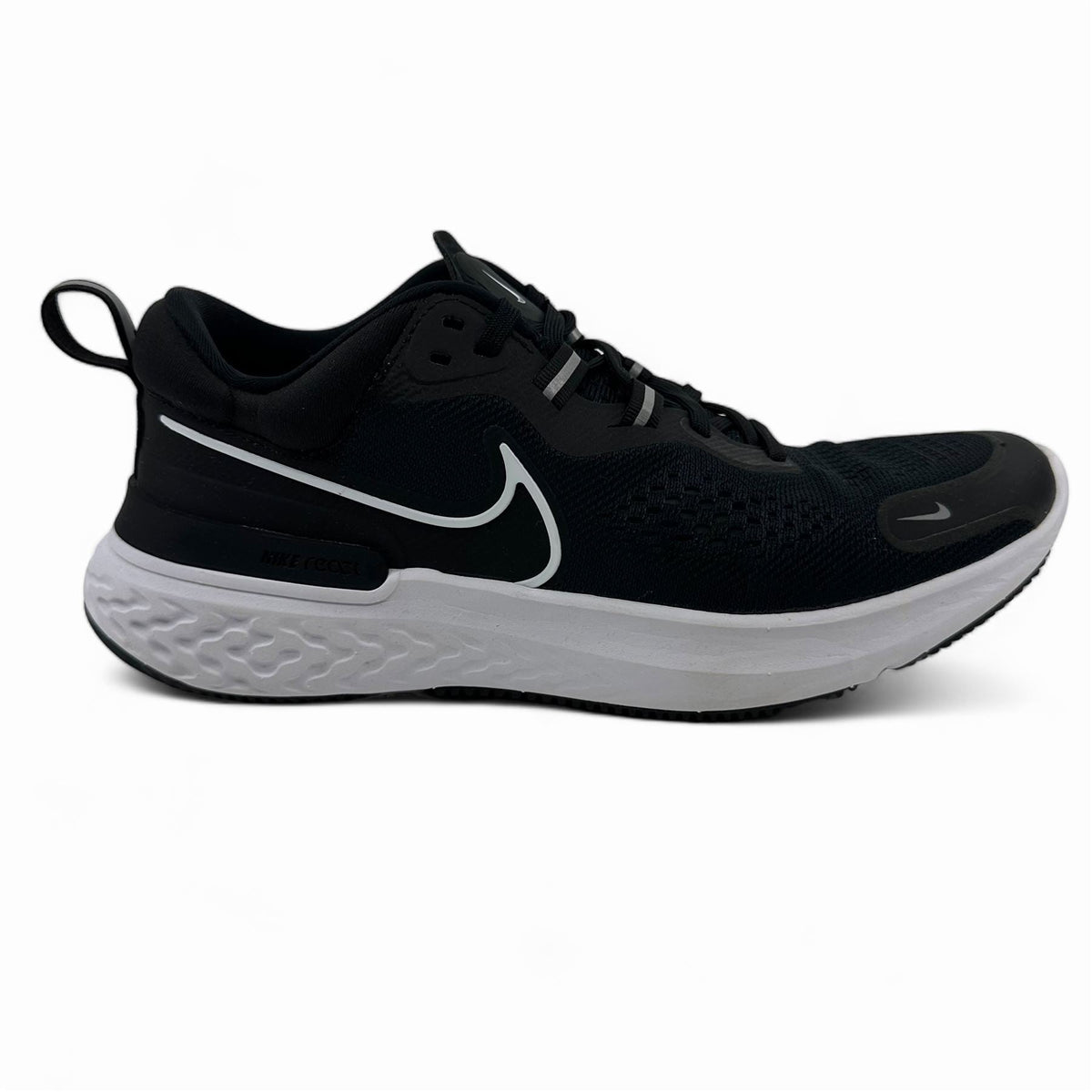 Nike React Miler 2 Black White Smoke Grey Mens Size 8.5 Athletic Sneaker