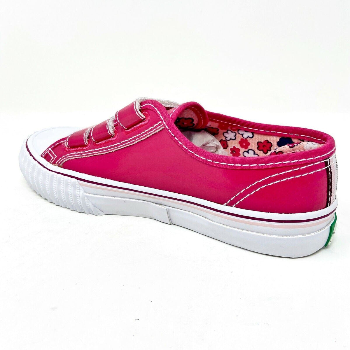PF Flyers Center Lo Laceless Fuchsia Pink Kids Laceless Casual Shoes PK08CV1D