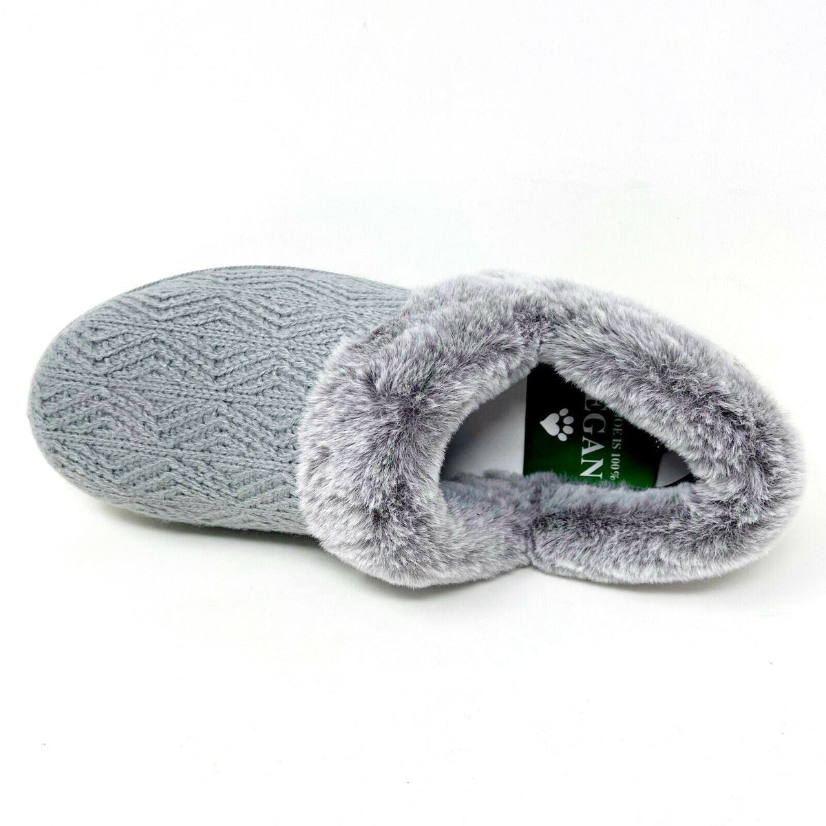 Bobs Skechers Too Cozy Deco Drifter Gray Womens Size 9 Casual Fur Slippers