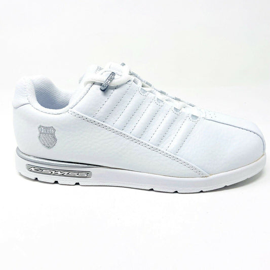 K-Swiss Denrock White Platinum Child Kids Casual Shoes 51281147