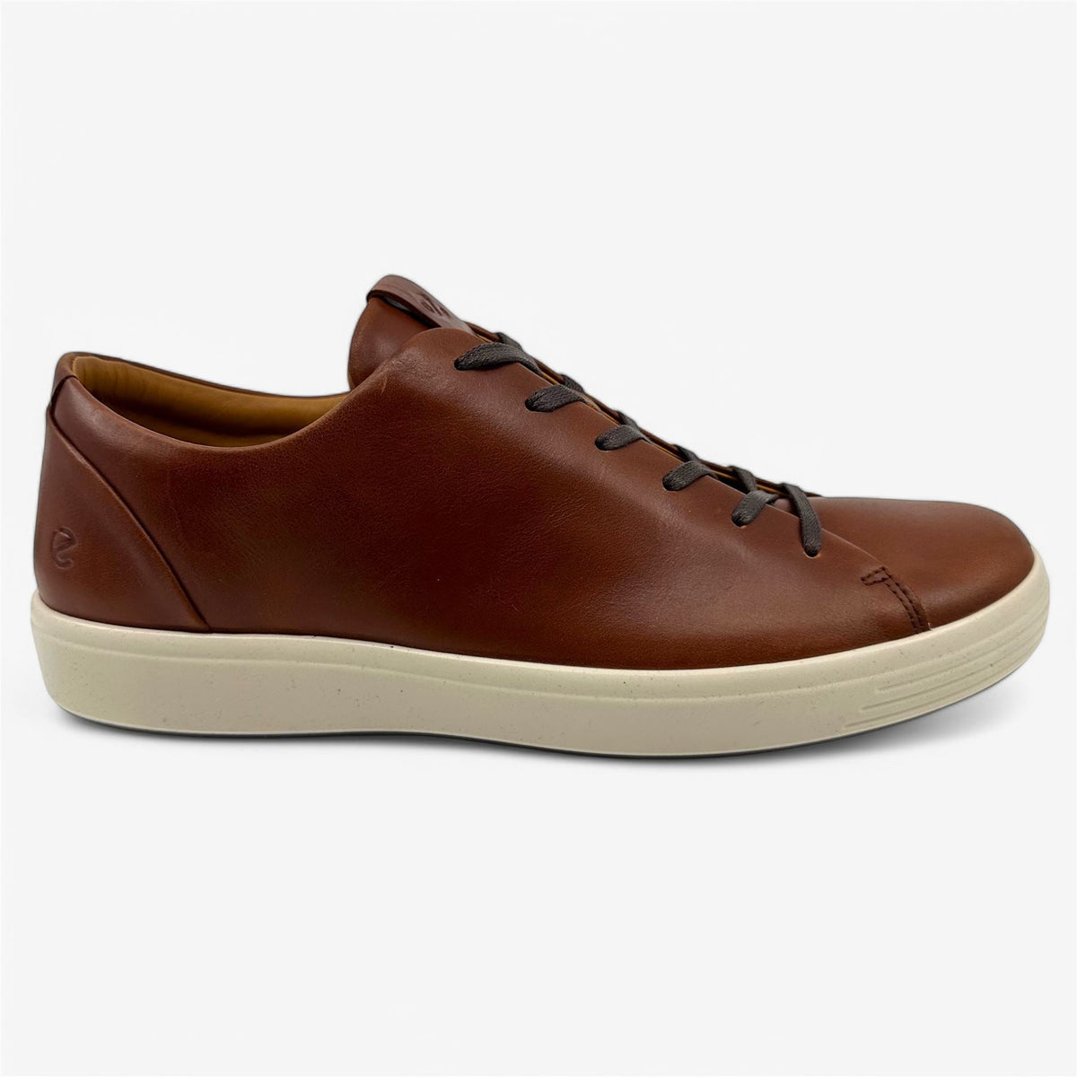 ECCO Soft 7 Cognac Mens Casual Sneaker
