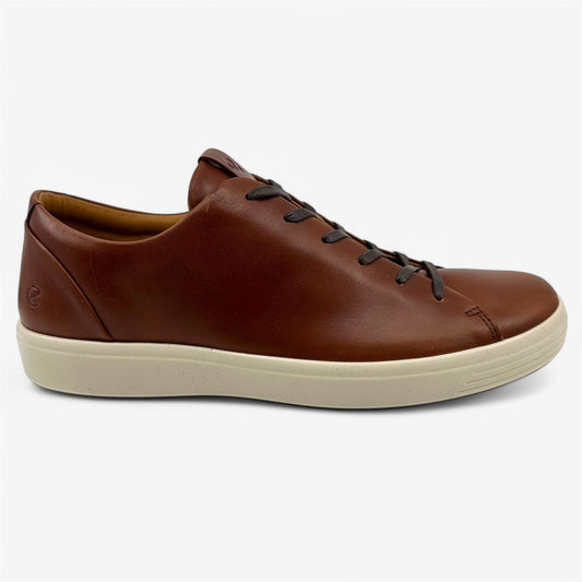 ECCO Soft 7 Cognac Mens Casual Sneaker
