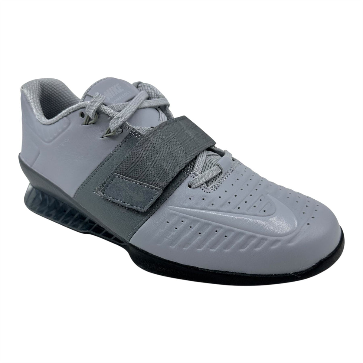 Nike Romaleos 3 XD Wolf Grey Cool Grey Black Mens Athletic Sneaker