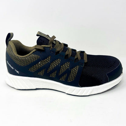 Reebok Work Fushion Flex Weave Sage Green Mens Extra Wide Composite Toe Shoes