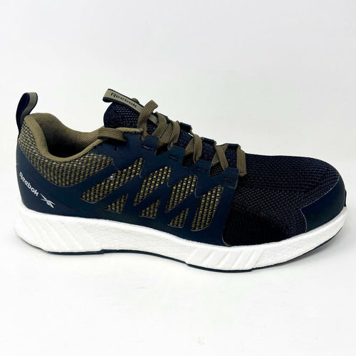 Reebok Work Fushion Flex Weave Sage Green Mens Extra Wide Composite Toe Shoes
