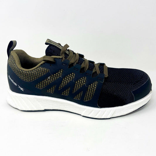 Reebok Work Fushion Flex Weave Sage Green Mens Extra Wide Composite Toe Shoes