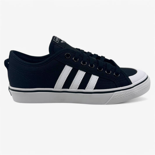 Adidas Nizza Core Black White Mens Athletic Sneaker