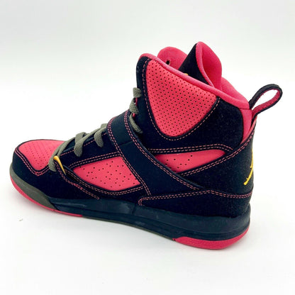 Jordan Flight 45 High PS Black Laser Orange Kids Sneakers 524863 026