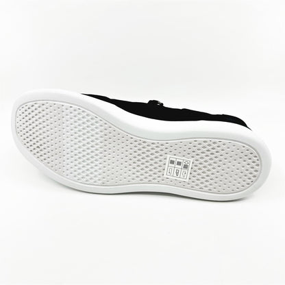 Skechers Bobs Skipper Keep It Sweet Black Womens  Slip On Sneakers