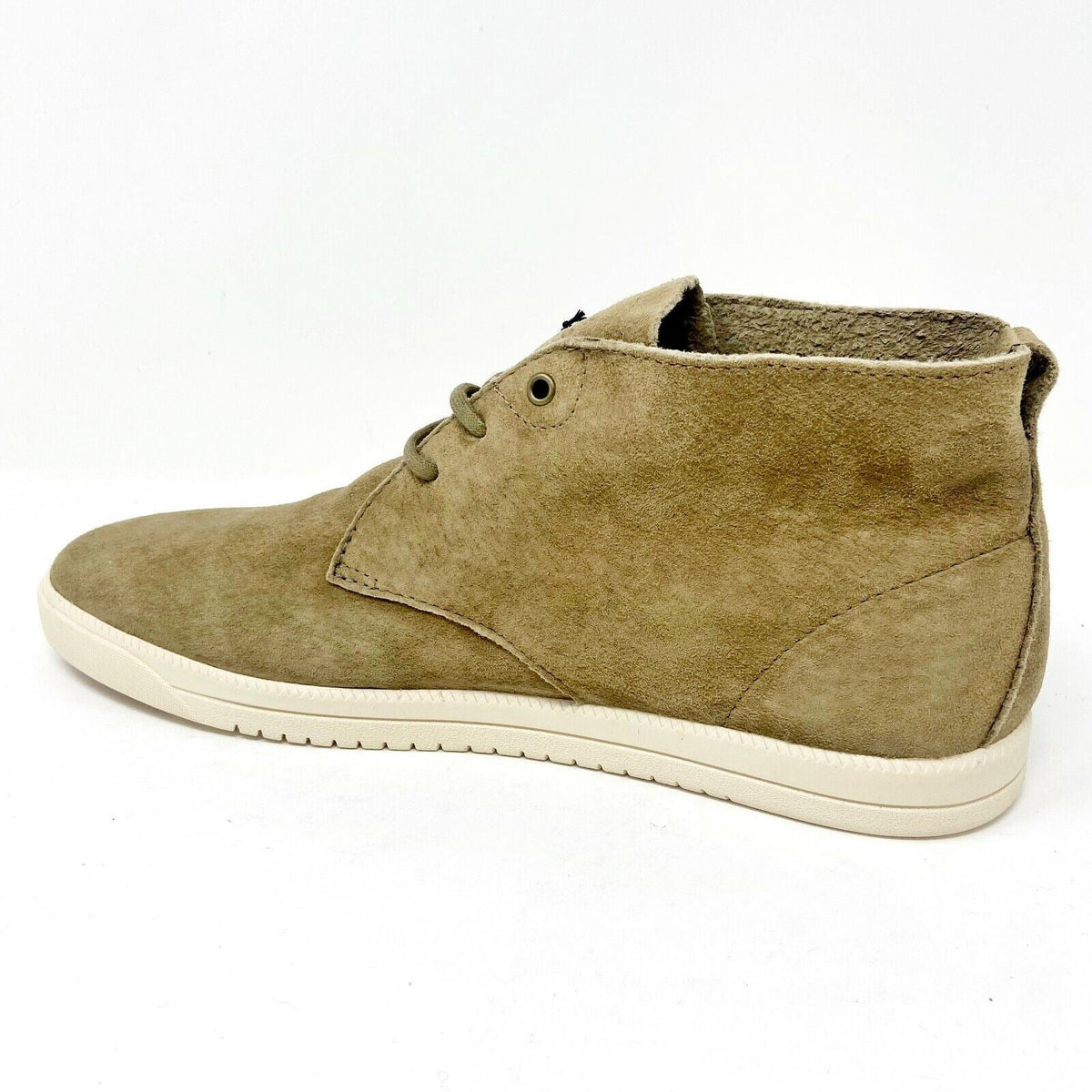 Clae Strayhorn Unlined Butterscotch Suede Mens Size 7 Mid Casual Sneakers